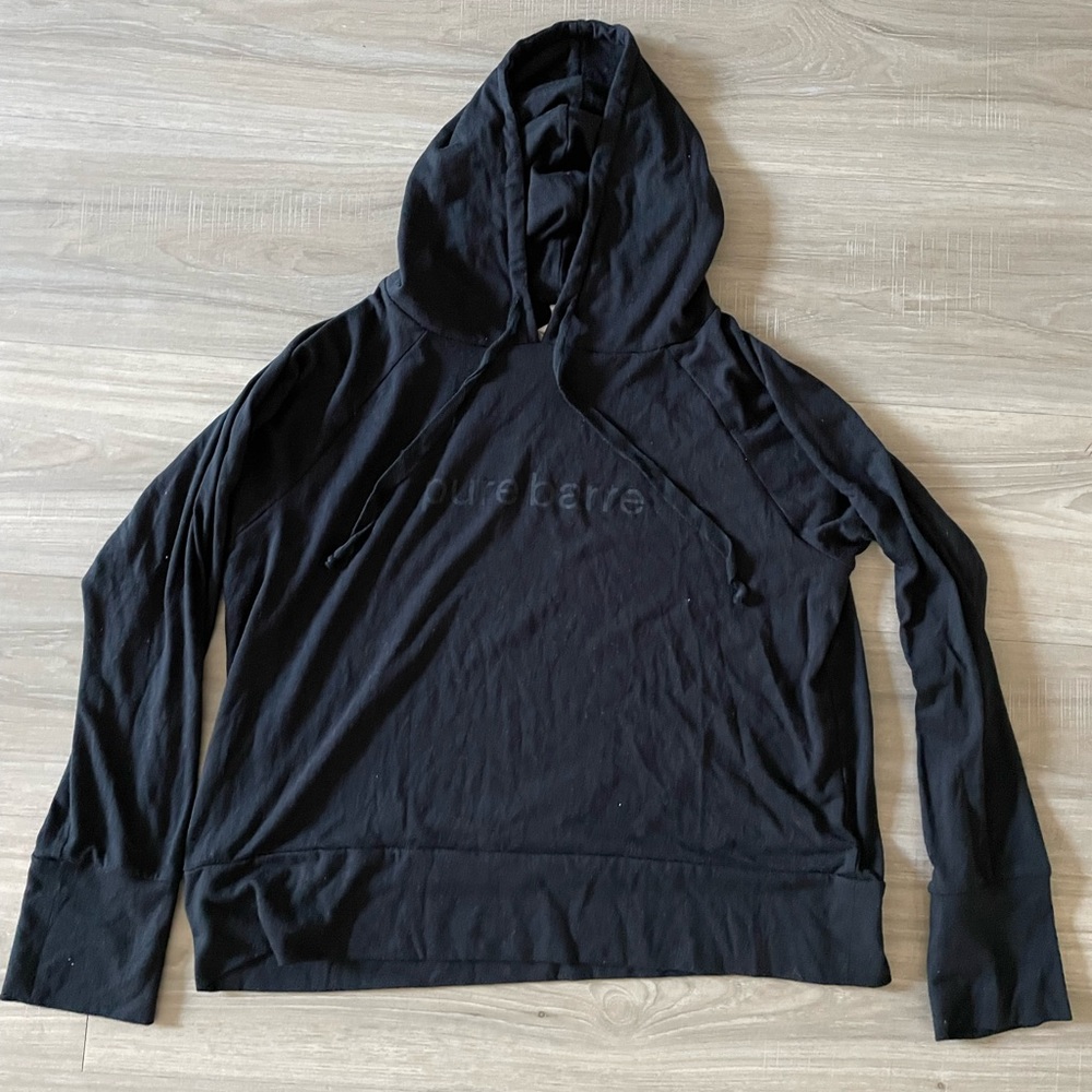 Glyder Pure Barre Black Hoodie, Small